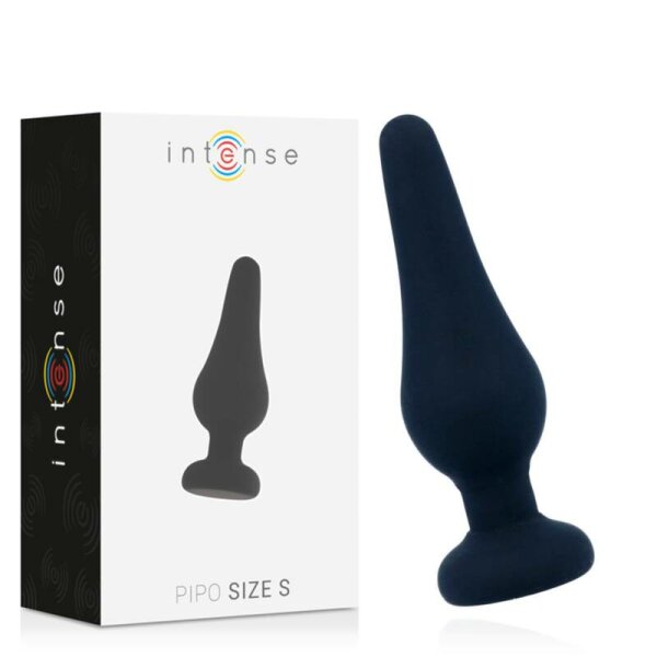 imagen INTENSE - ANAL PLUG PIPO S SILICONE NEGRO 9.8 CM