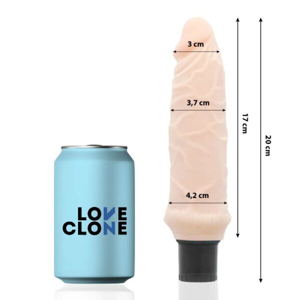 imagen LOVECLONE - IVAR SELF LUBRICATION VIBRADOR 20 CM -O- 3.7 CM