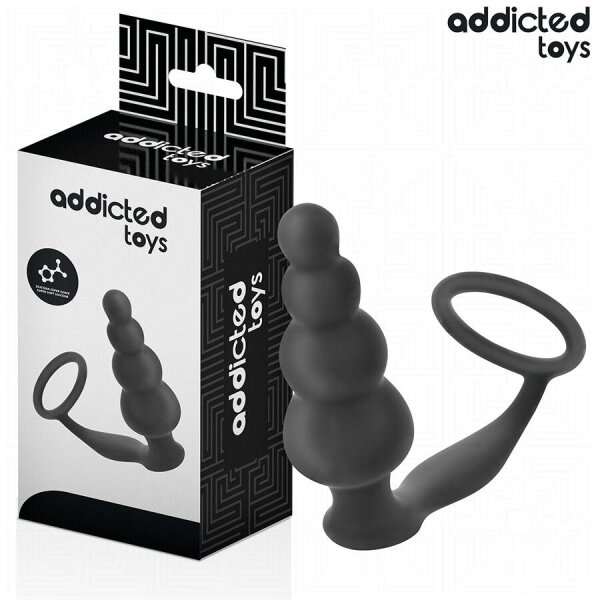 imagen ADDICTED TOYS - PLUG ANAL CON ANILLO SILICONA MODELO 5