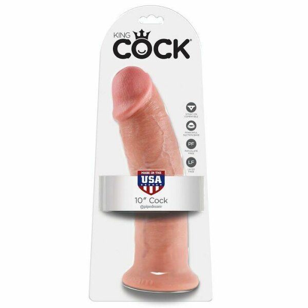 imagen KING COCK - 10 PENE NATURAL 25.4 CM