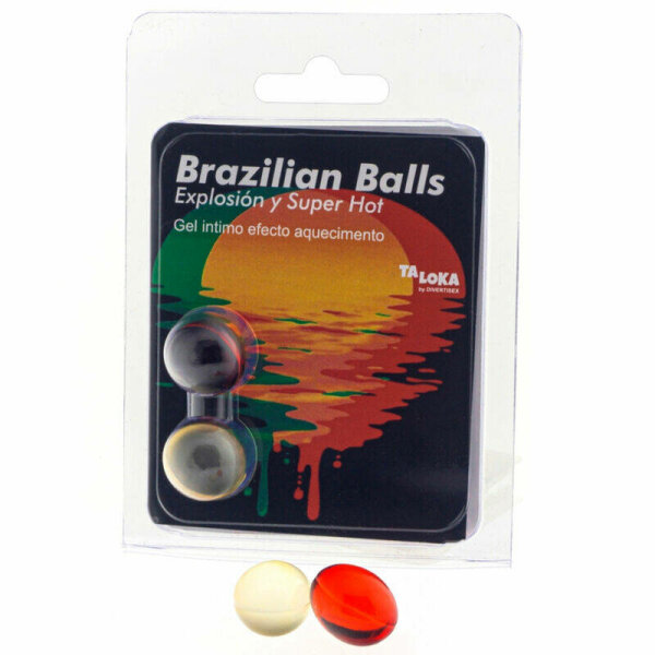 imagen TALOKA - BRAZILIAN BALLS GEL EXCITANTE EFECTO SUPER CALIENTE 2 BOLAS