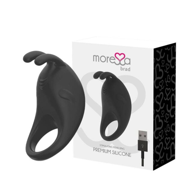 imagen MORESSA - BRAD PREMIUM SILICONE RECARGABLE NEGRO