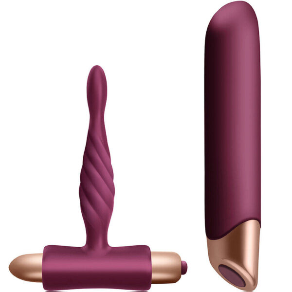 imagen CLIMAXIMUM - RAPTURE KIT VIBRADOR CLÁSICO + PLUG ANAL PRINCIPIANTES